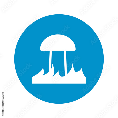  fungus icon on white background