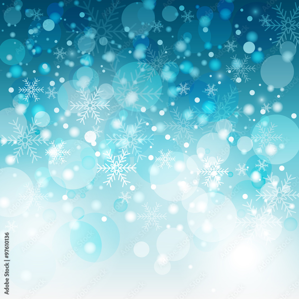 Christmas Background - Vector Illustration