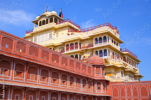 Chandra Mahal in Jaipur City Palace, Rajasthan, India