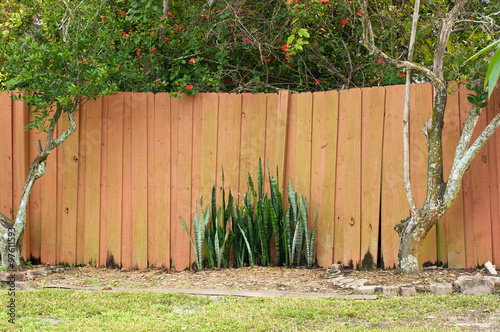 Εκτύπωση καμβά old stockade fence