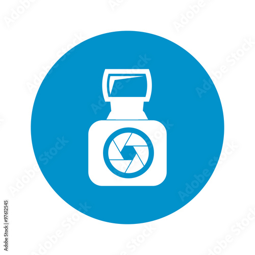 photographer icon on white background
