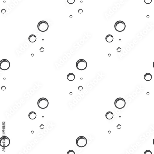 bubbles icon on white background