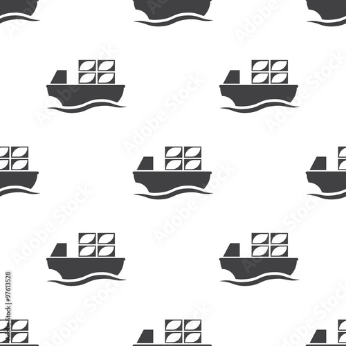 barge  icon on white background
