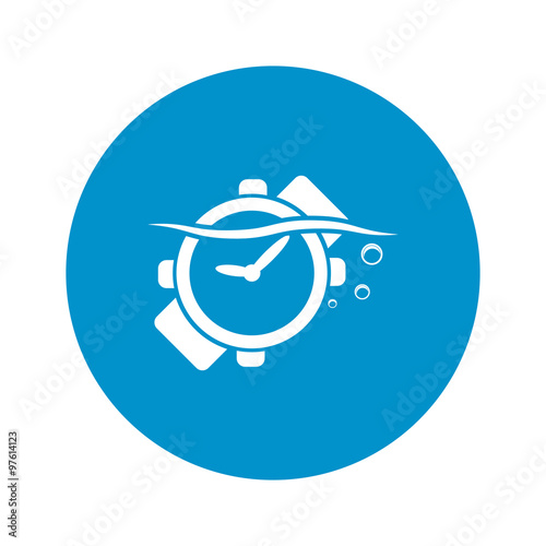 sea watches icon on white background