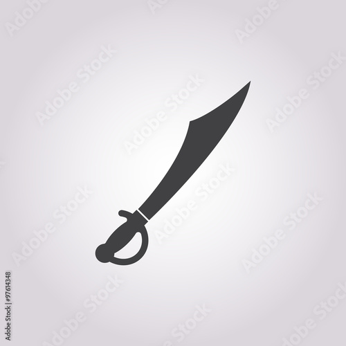  saber icon on white background