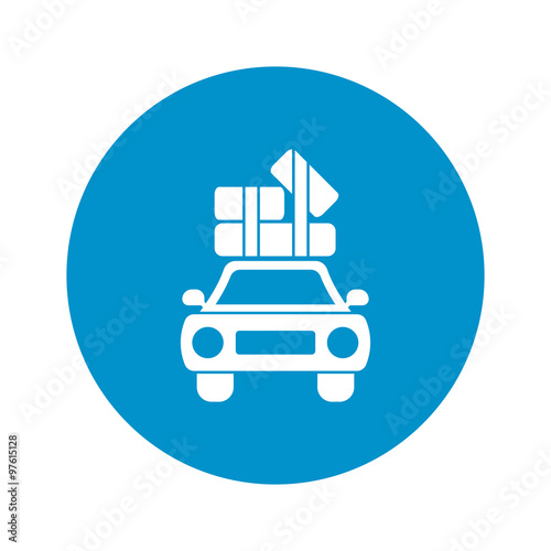 car icon on white background