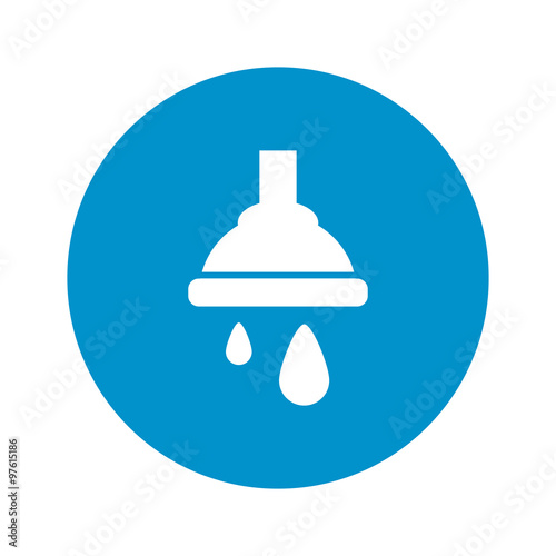 shower icon on white background