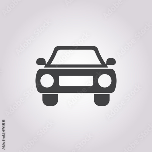 car icon on white background