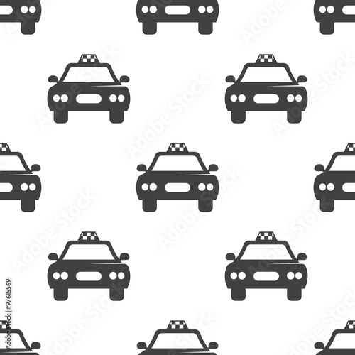taxi icon on white background