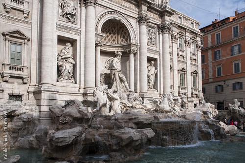 Monumental fontana de Trevi, Roma