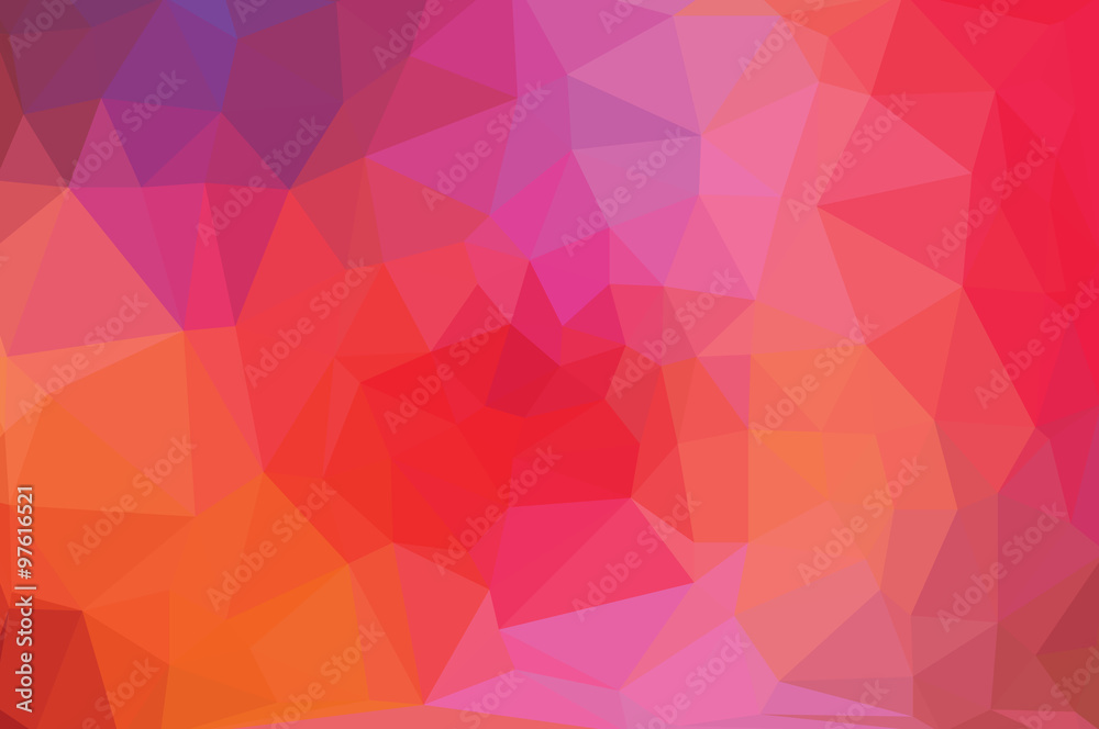 Fototapeta premium Abstract mosaic triangles background, polygonal crystal glass