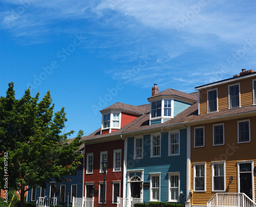 Photography Colourful house, Charlottetown, Prince Edward Island, Canada