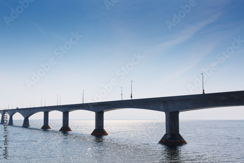 Confederation Bridge connecting Prince Edward Island to New Brunswick across the Northumberland Strait, Canada © bruno135_406