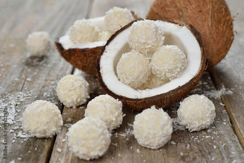 Coconut and coconut candies