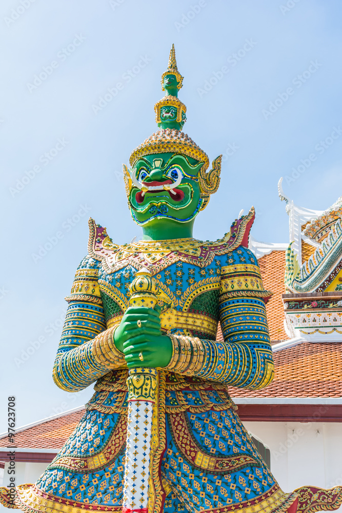 Green Giant Guardian statue, Thailand