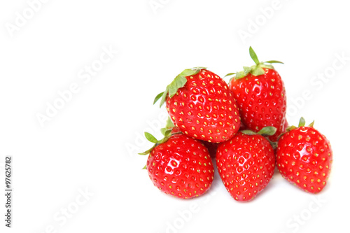 Strawberry on white background., strawberry