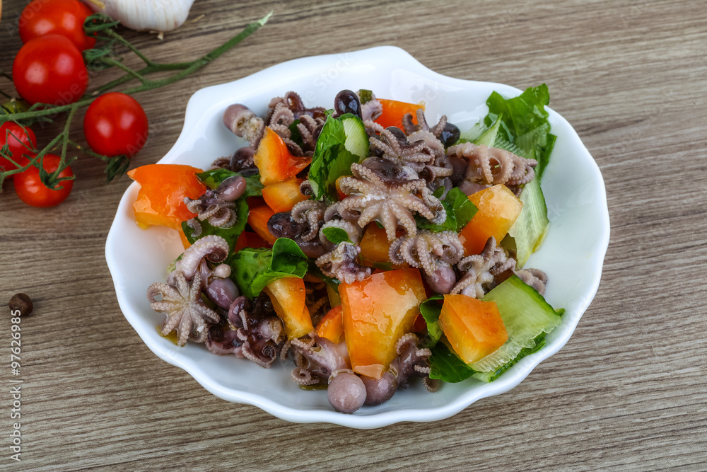 Octopus salad