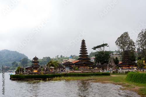Pura Ulun Danu water temple on a lake Beratan. Bali