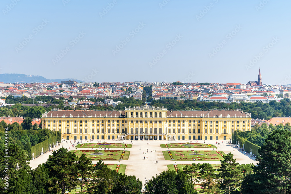 Schonbrunn Palace In Vienna