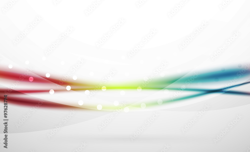 Obraz premium Colorful wave line, abstract background with light and shadow effects