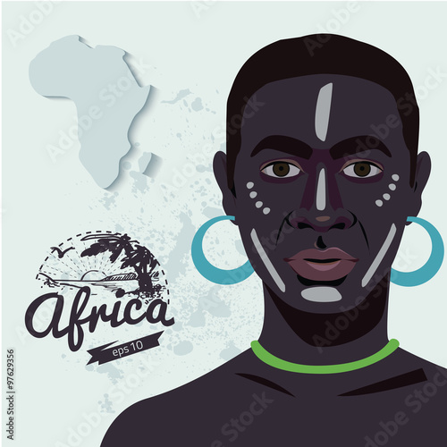 Ethnic african man