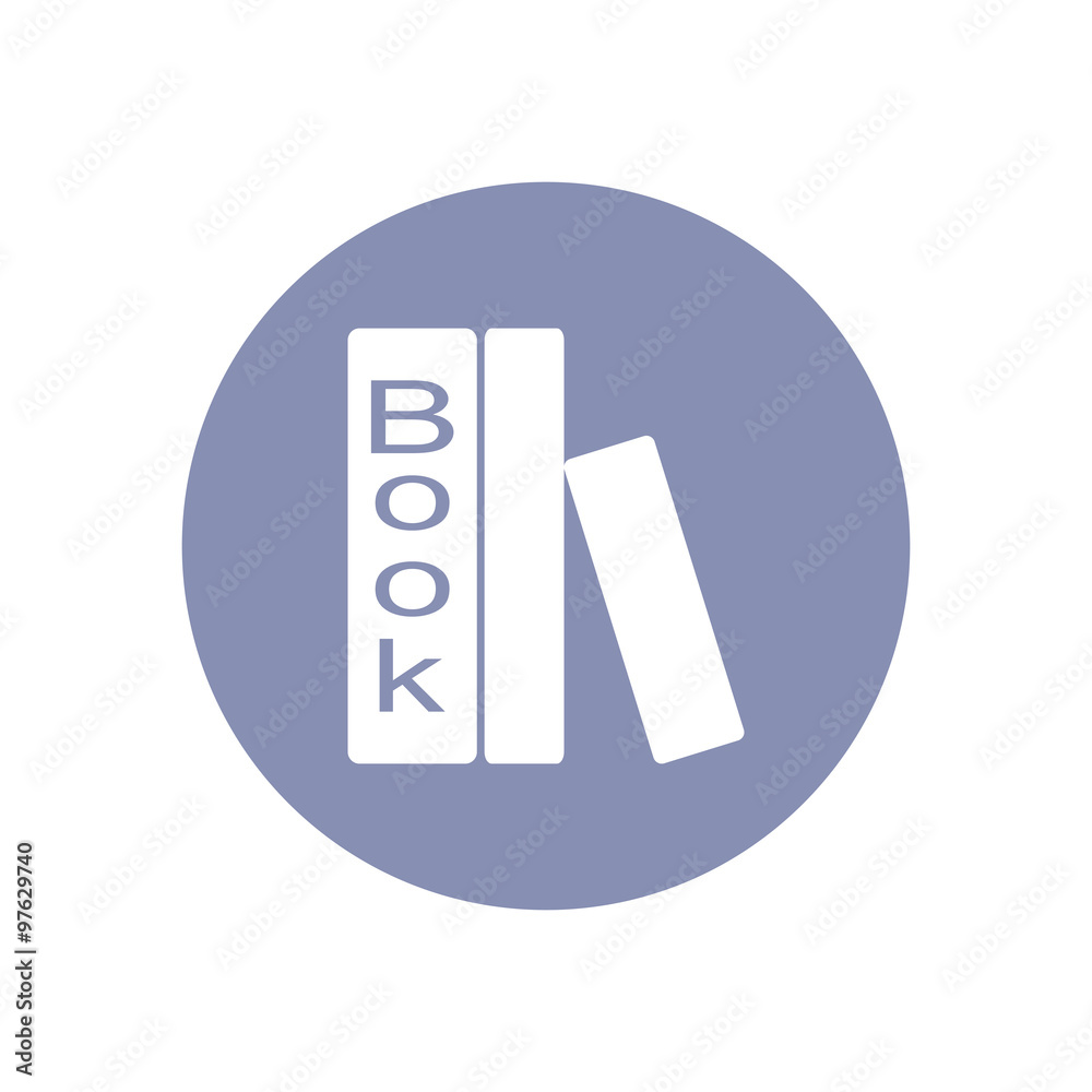 Book flat icon design education concept in vector Book flat icon design education concept in vector