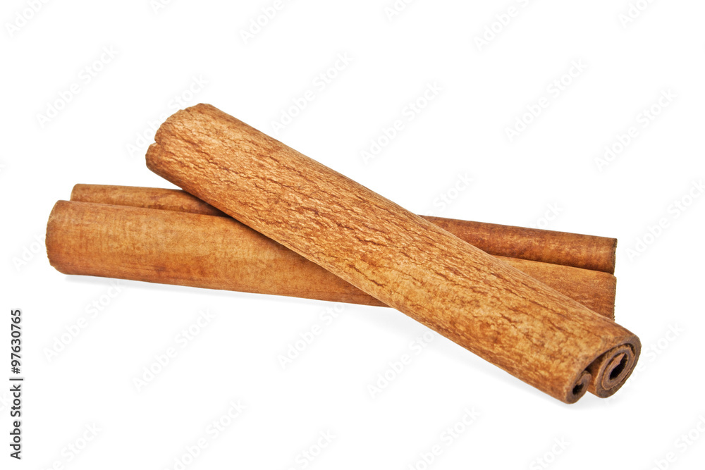 Cinnamon isolated on white background Cinnamon isolated on white background