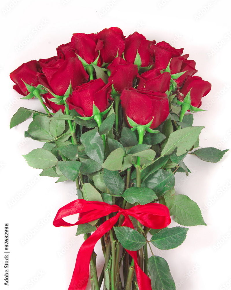 bouquet of red roses