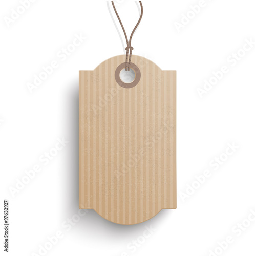 Carton Hanging Classic Round Rectangle Price Sticker