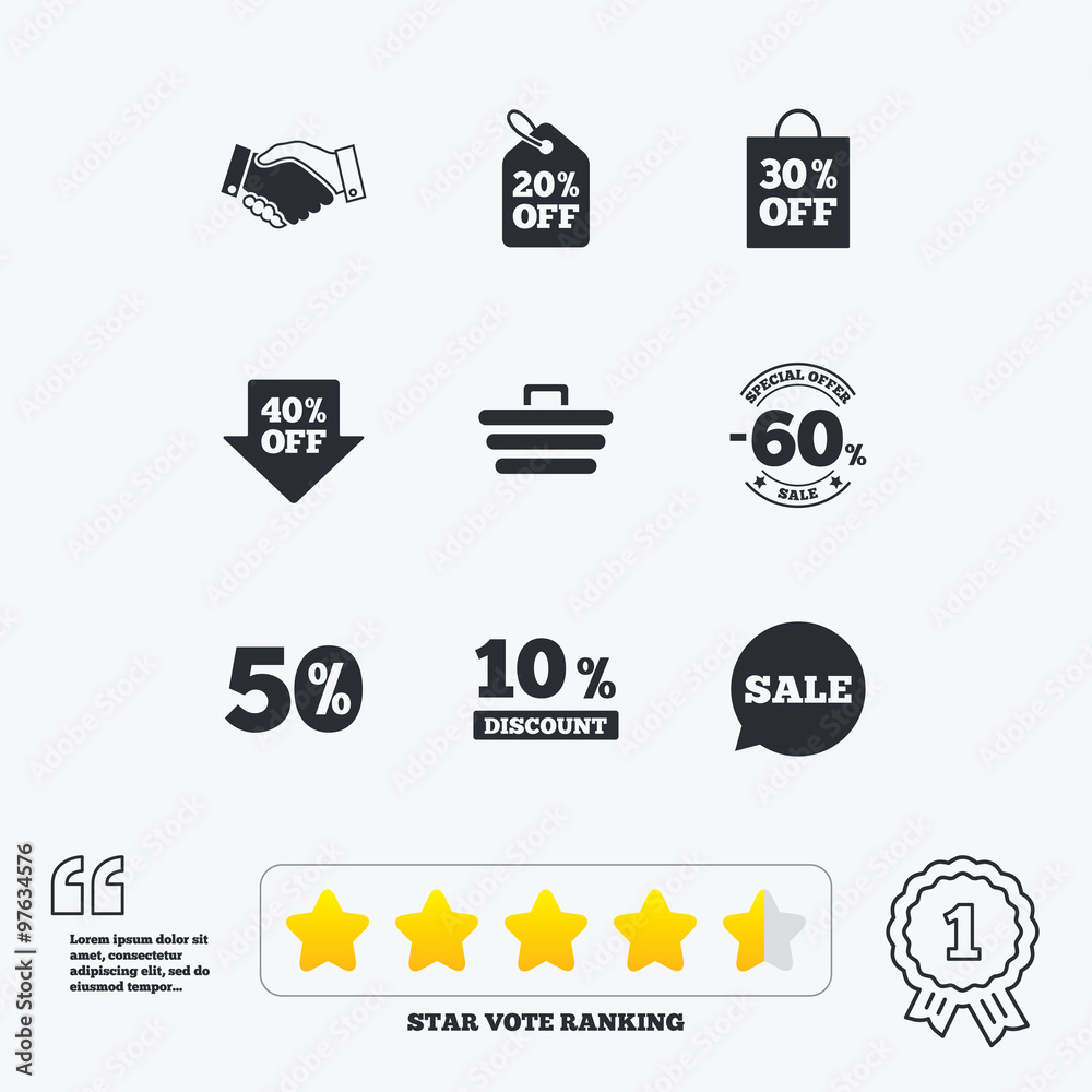 Sale discounts icon. Shopping, deal signs. Sale discounts icon. Shopping, deal signs.