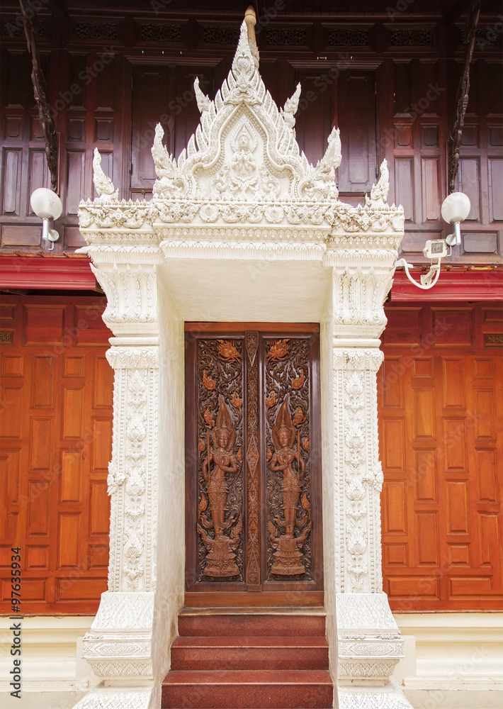 Ornate temple doorway