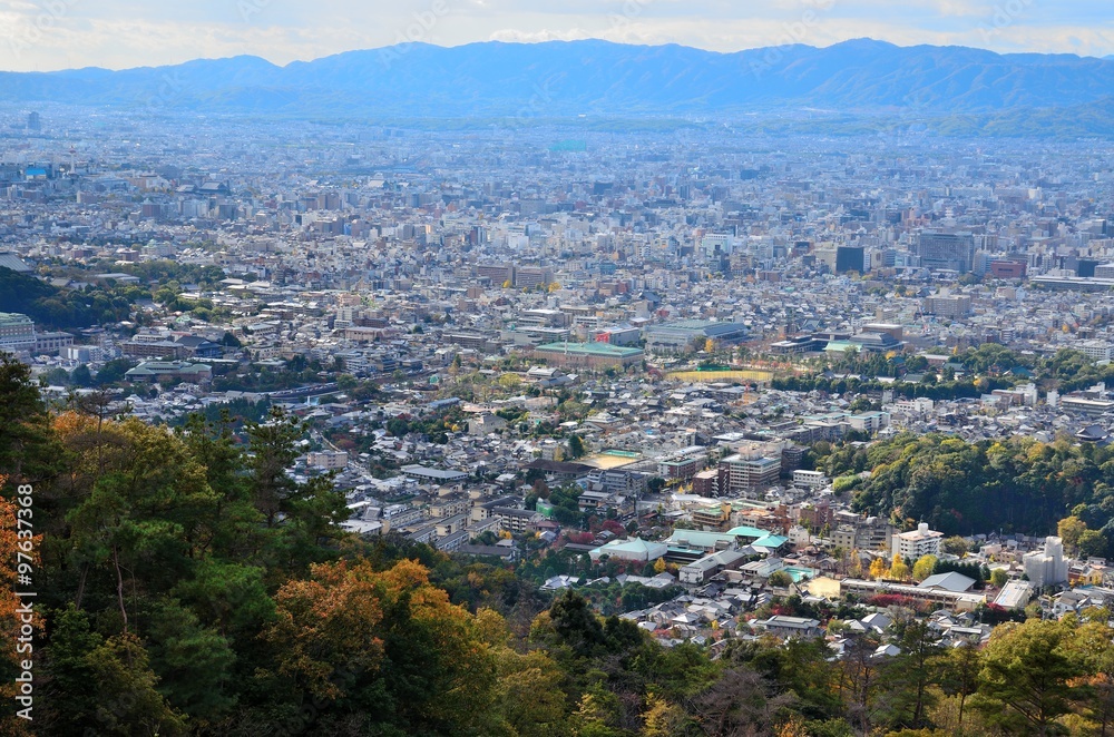 京都　大文字山からの景色