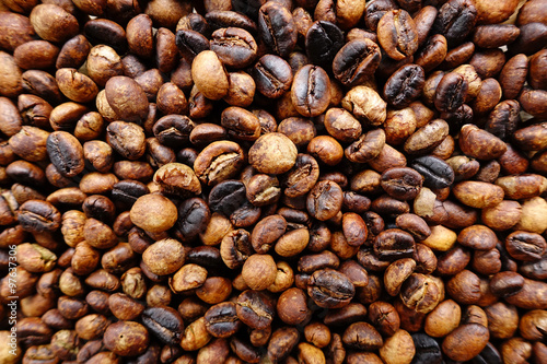 Coffee beans for backgrounds or textures