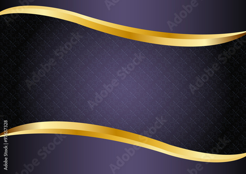 Luxury purple with gold lines background vector design
