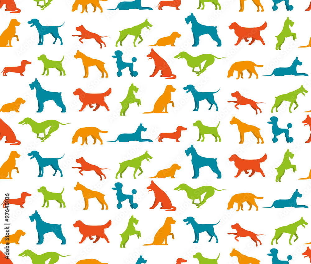 Dog seamless pattern Dog seamless pattern