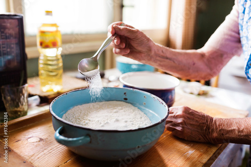 Wallpaper Mural Senior woman baking Torontodigital.ca