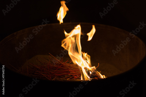 incense stick burning