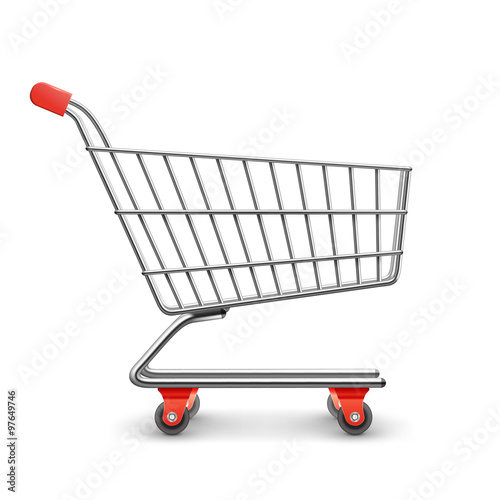 Shopping cart realistic