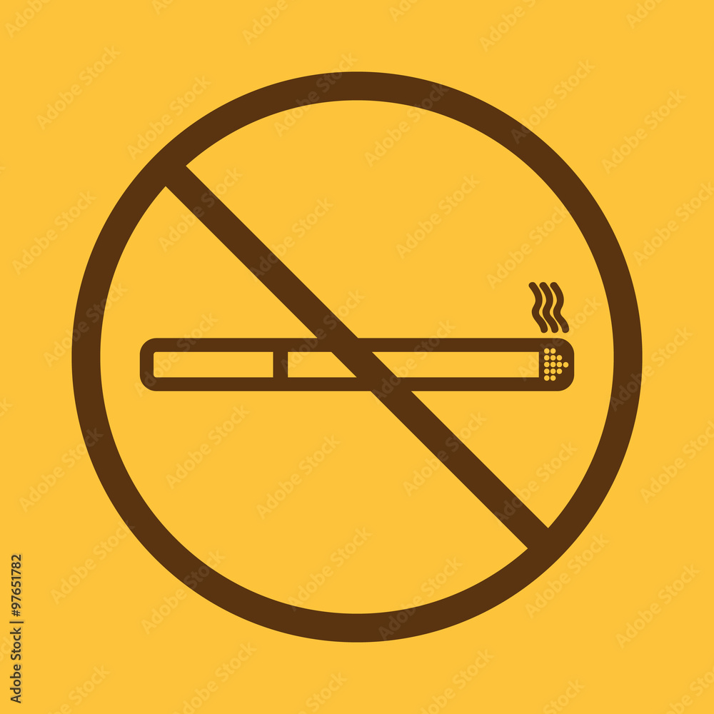 No smoke icon. Stop smoking symbol. Vector. No smoke icon. Stop smoking symbol. Vector.