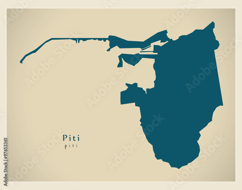 Modern Map - Piti GU