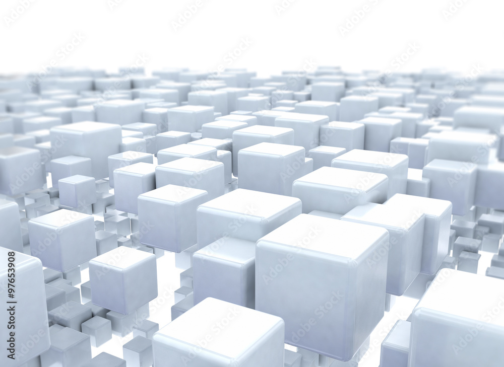 3d cubes isolated on white background 3d cubes isolated on white background
