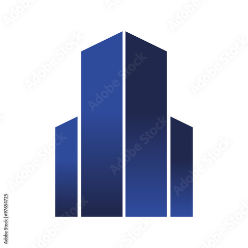 Modern Blue Sky Building