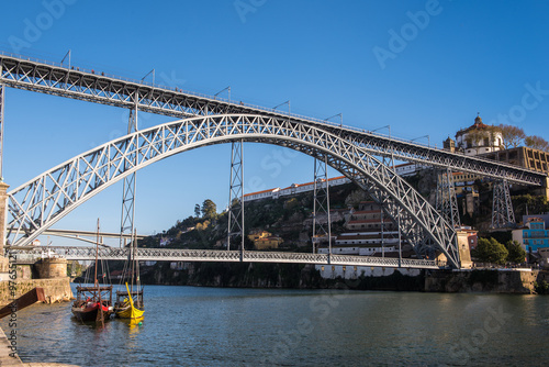 Dom Luiz I Bridge in Porto, portugal