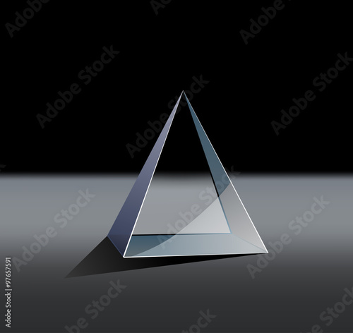 glass pyramid