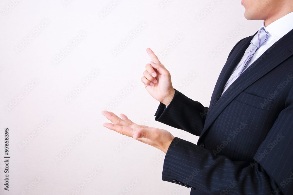 young asian businessman on white background young asian businessman on white background
