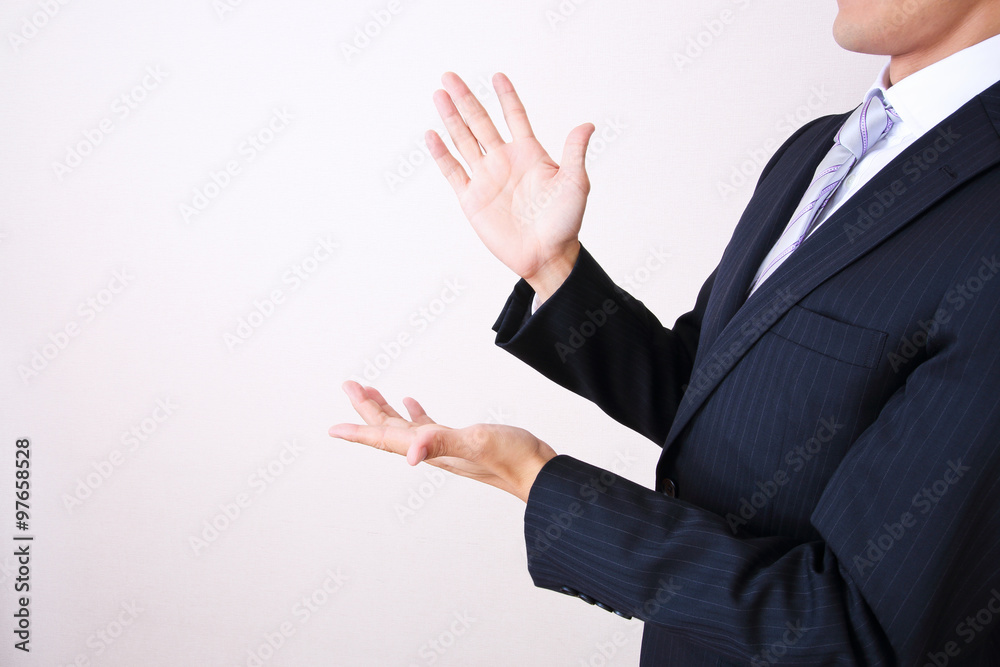 young asian businessman on white background young asian businessman on white background