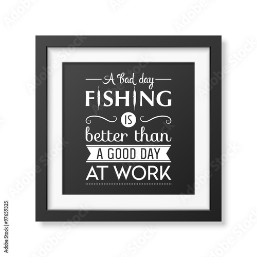 Quote typographical Background in the black frame 