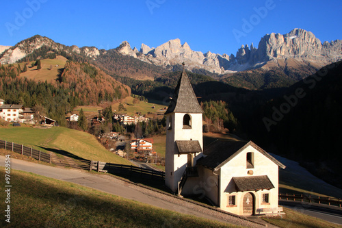 Dolomiti: Catinaccio e Torri del Vajolet in val di Tires, Bolzano photo