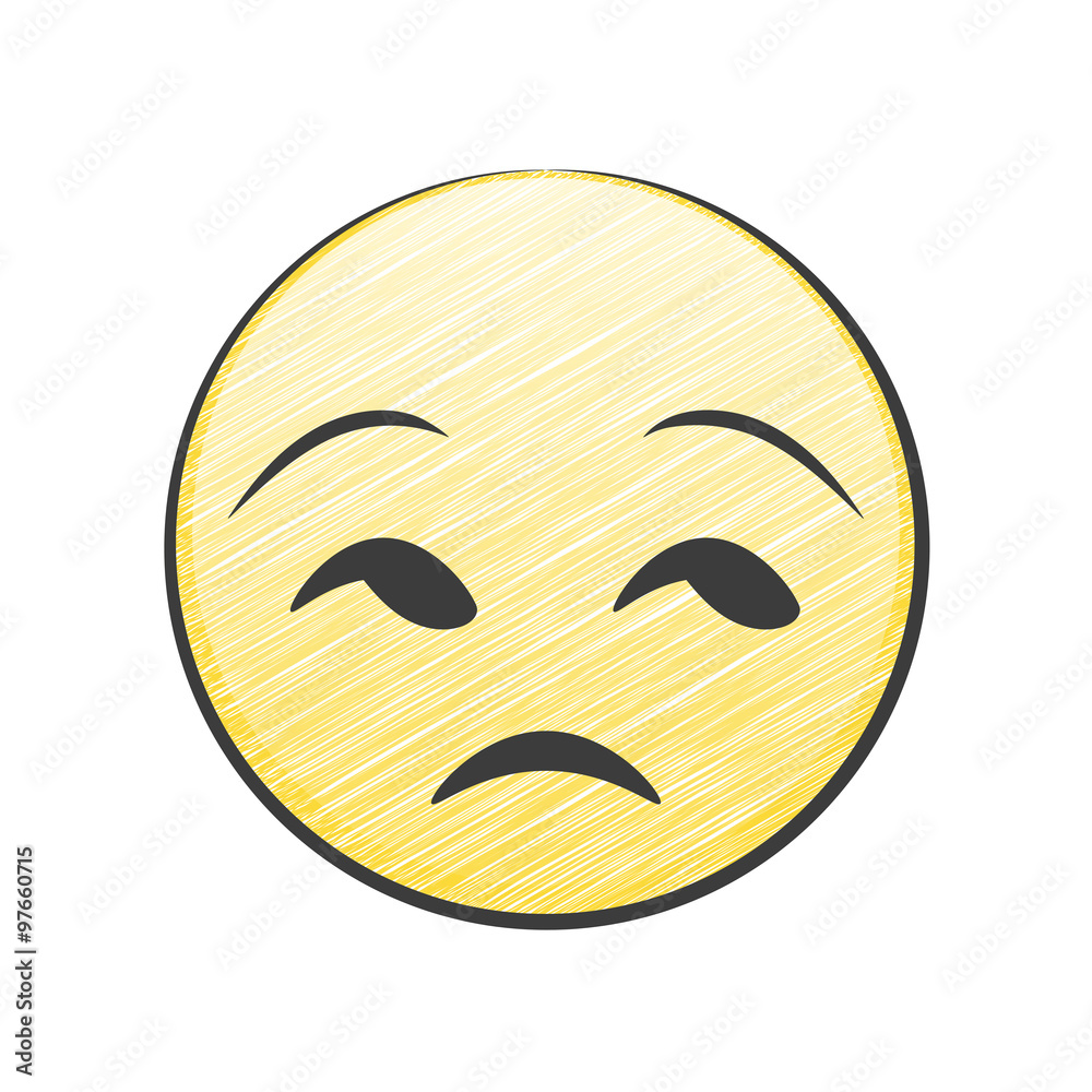 Fototapeta premium Unerfreutes Gesicht