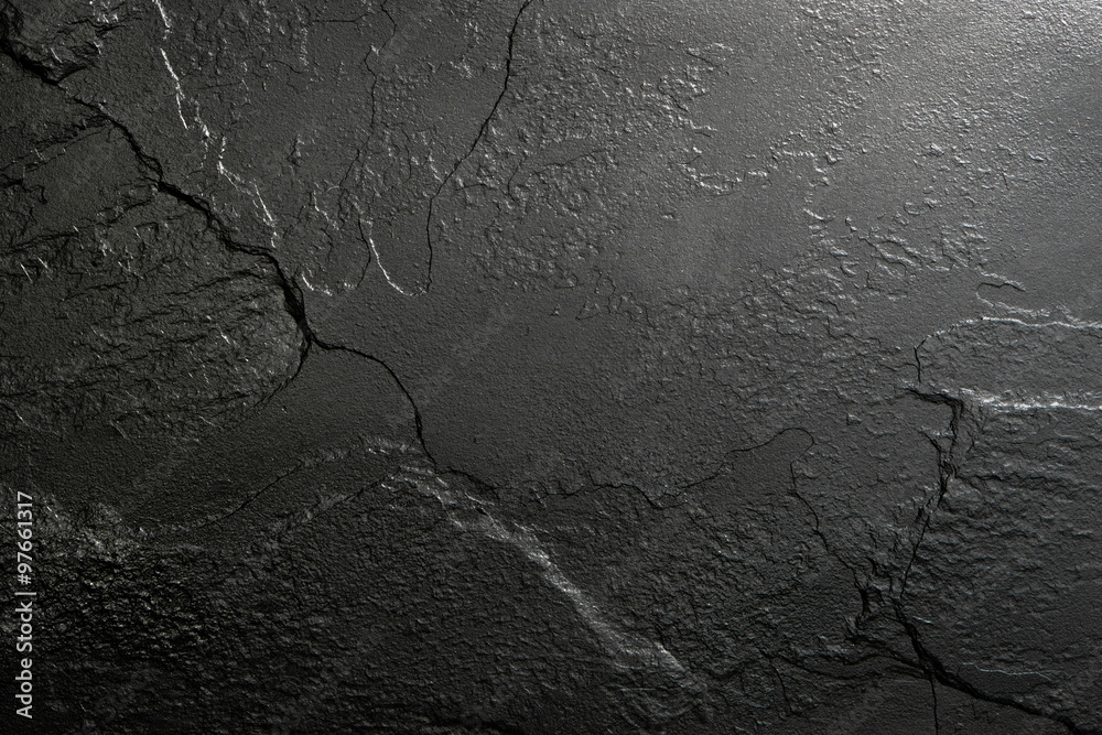 Fototapeta premium Black stone texture background.